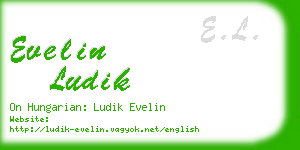 evelin ludik business card